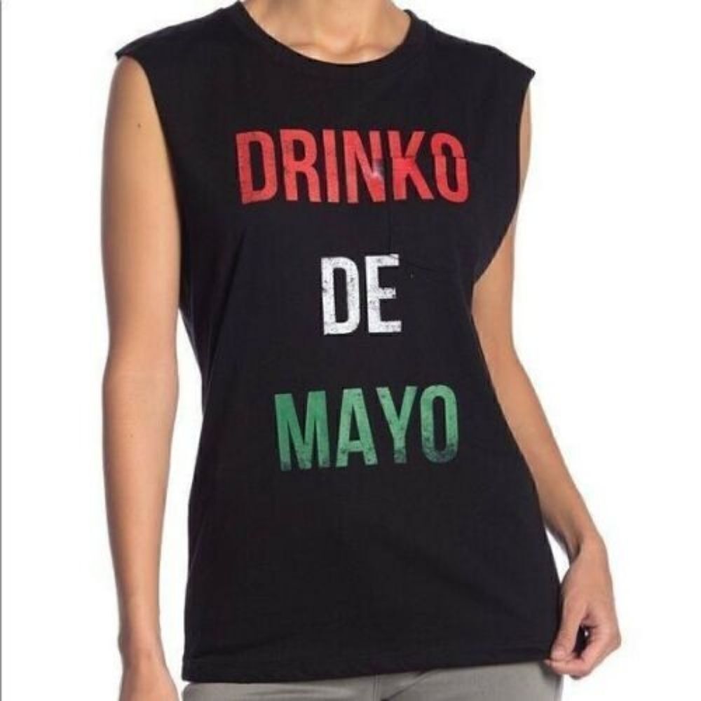 PrinceĀ Peter Ladies Drinko De Mayo Muscle Tankā- SizeāXS